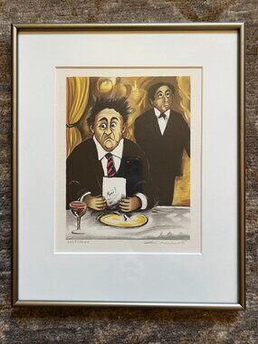 Guy Buffet Limited Edition Lithograph Print, Framed, Signed, Matted & Numbered